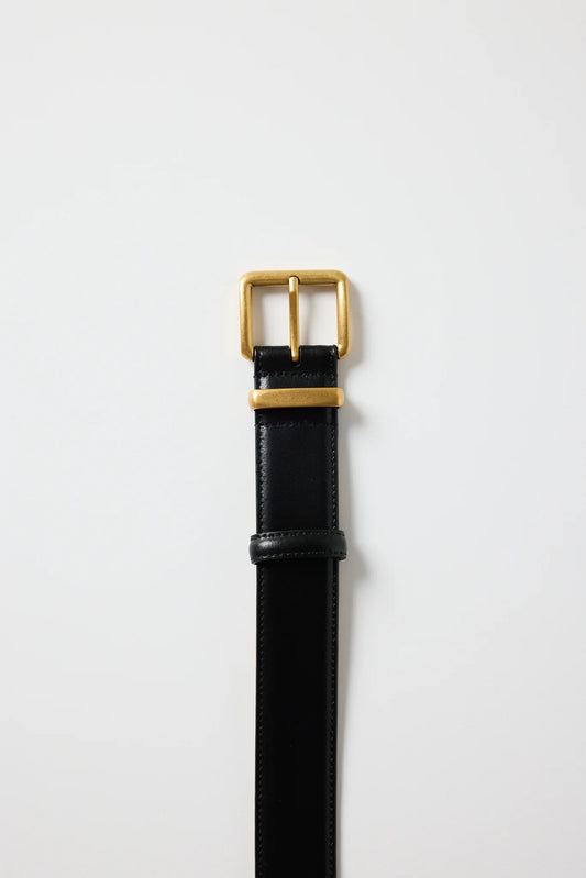 Among the Brave - Luxe Black Leather Belt