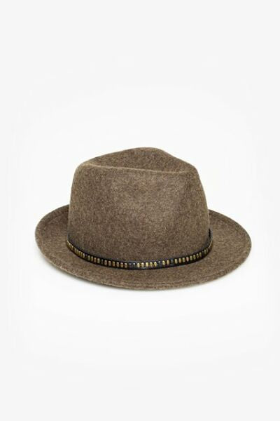 Antler - Trilby Fedora - Brown Marl