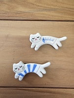 Backyard Ceramics - Cat Magnets