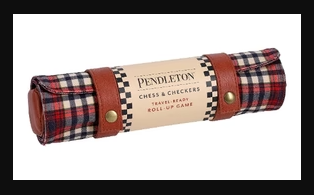 Chronicle Books | Pendleton Travel  Roll Up | Chess & Checkers