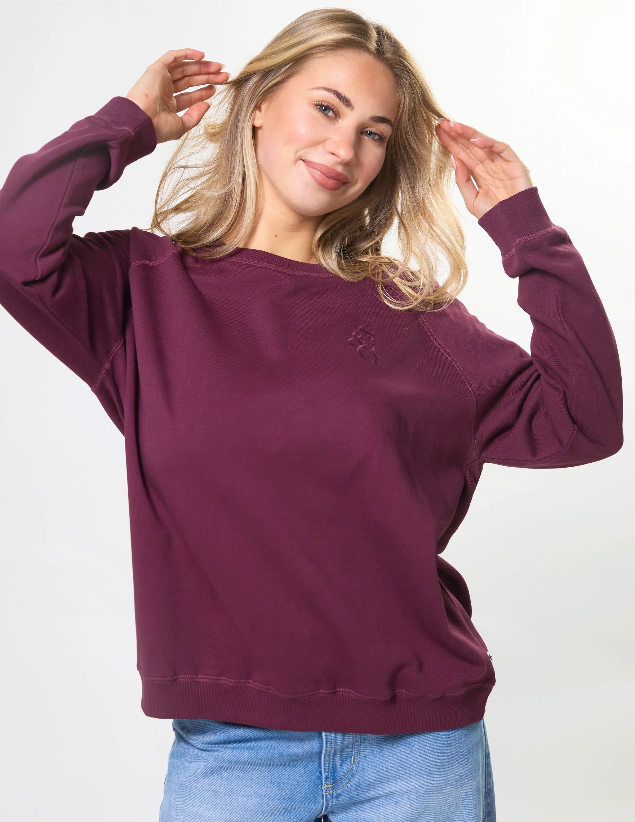 Stella + Gemma Classic Sweater - Mulled Wine