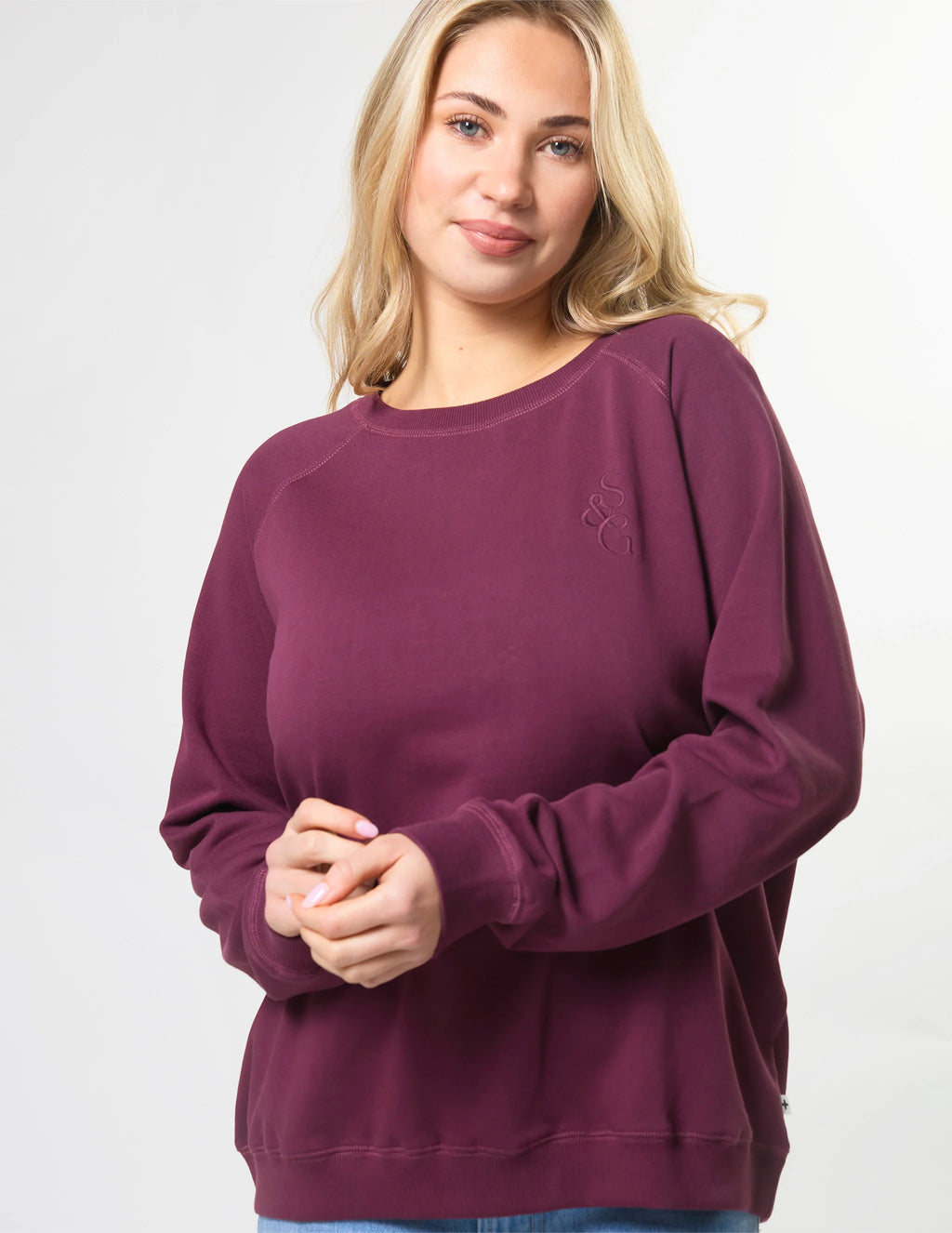Stella + Gemma Classic Sweater - Mulled Wine