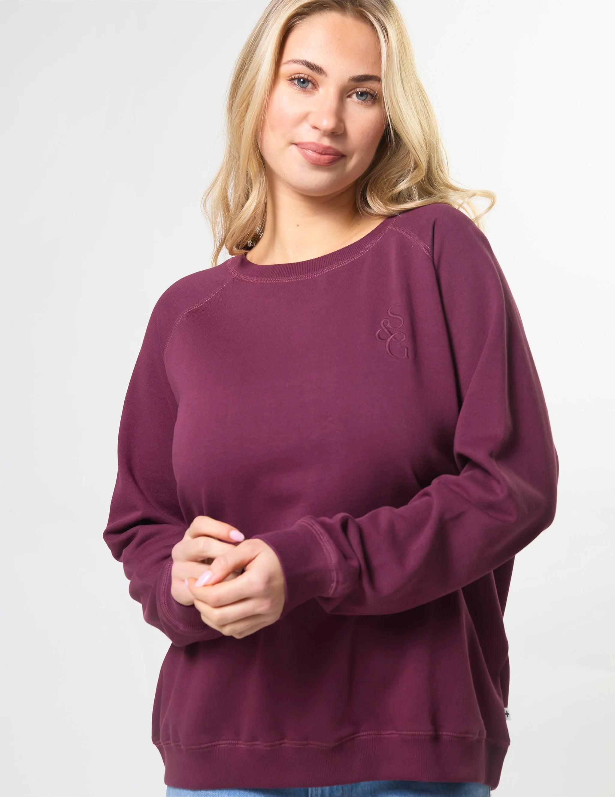 Stella + Gemma Classic Sweater - Mulled Wine
