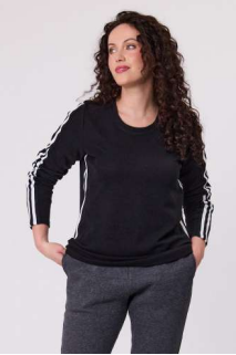 Classified Scarlet Side Stripe Top