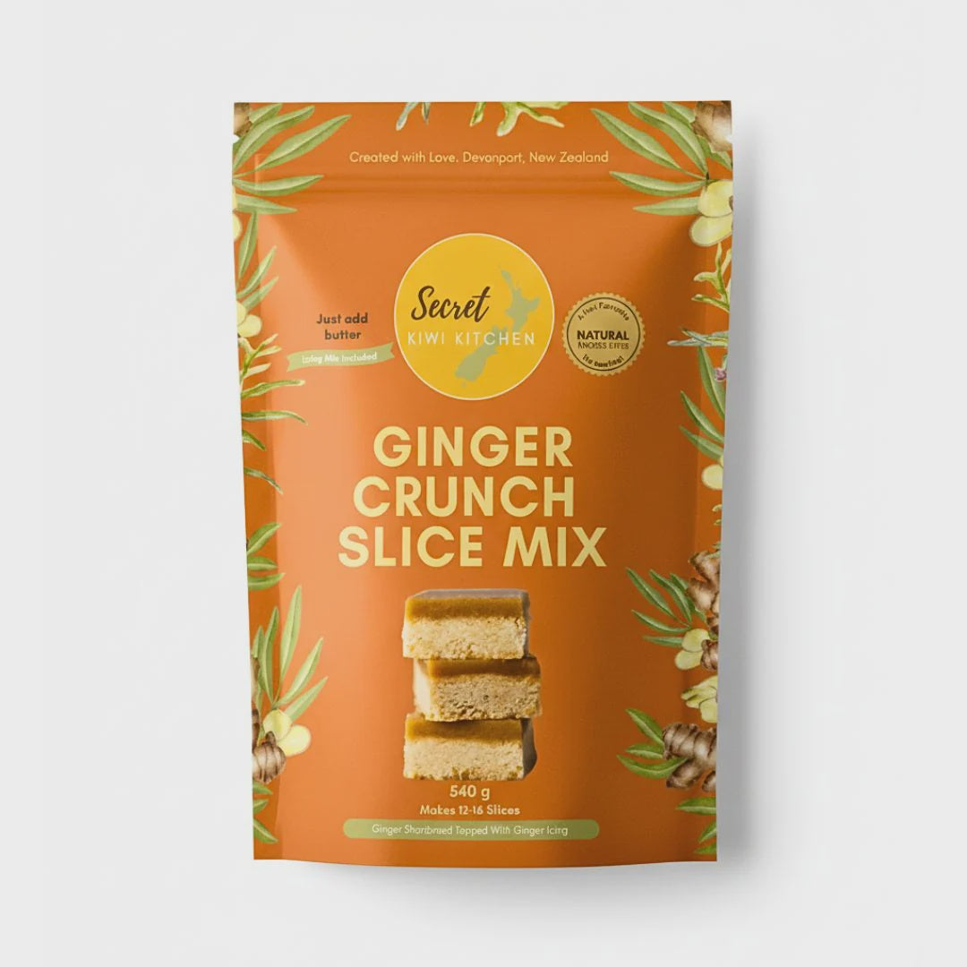 Secret Kiwi Kitchen | Slice Mix | Ginger Crunch