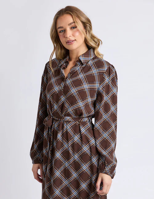 Foxwood - Edison Choc Check Dress