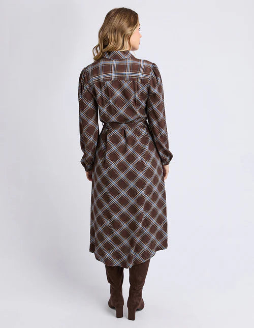 Foxwood - Edison Choc Check Dress