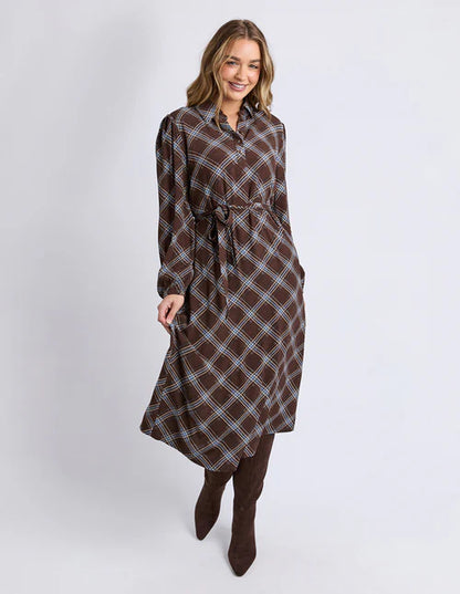 Foxwood - Edison Choc Check Dress