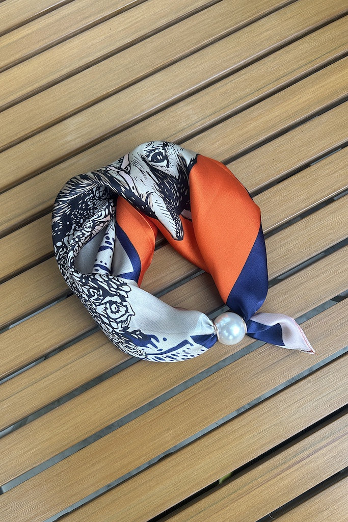Antler - Pearl Fasten Neck Tie / Equestra