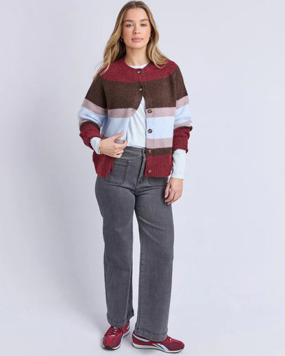 Foxwood Eugene Striped Cardigan