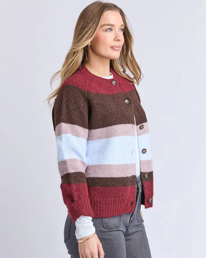 Foxwood Eugene Striped Cardigan