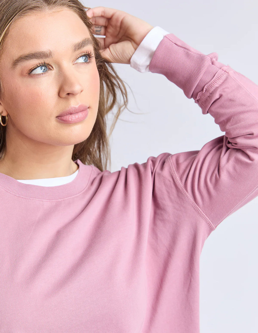 Foxwood Farrah Long Sleeve Top - Dusty Rose Pink