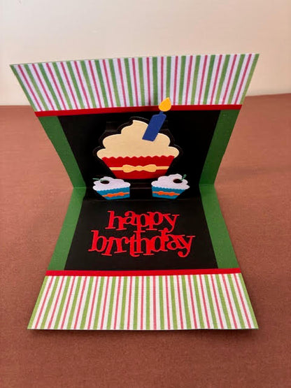Cards By Flora | Greeting Card | Birthday Cupcake