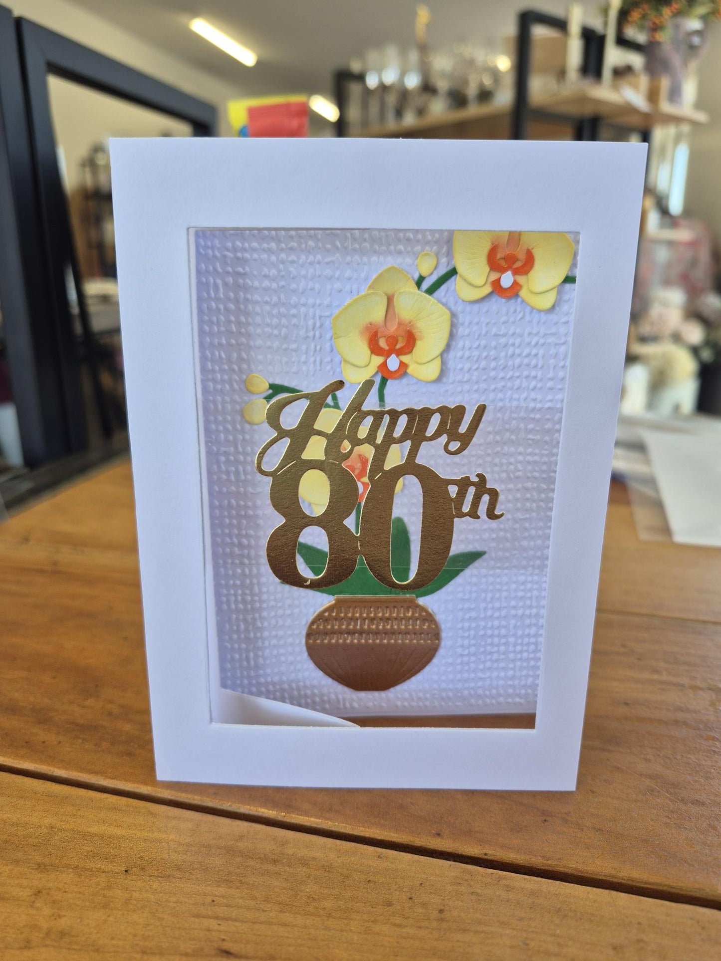 CBF - pop up - Happy 80th floral