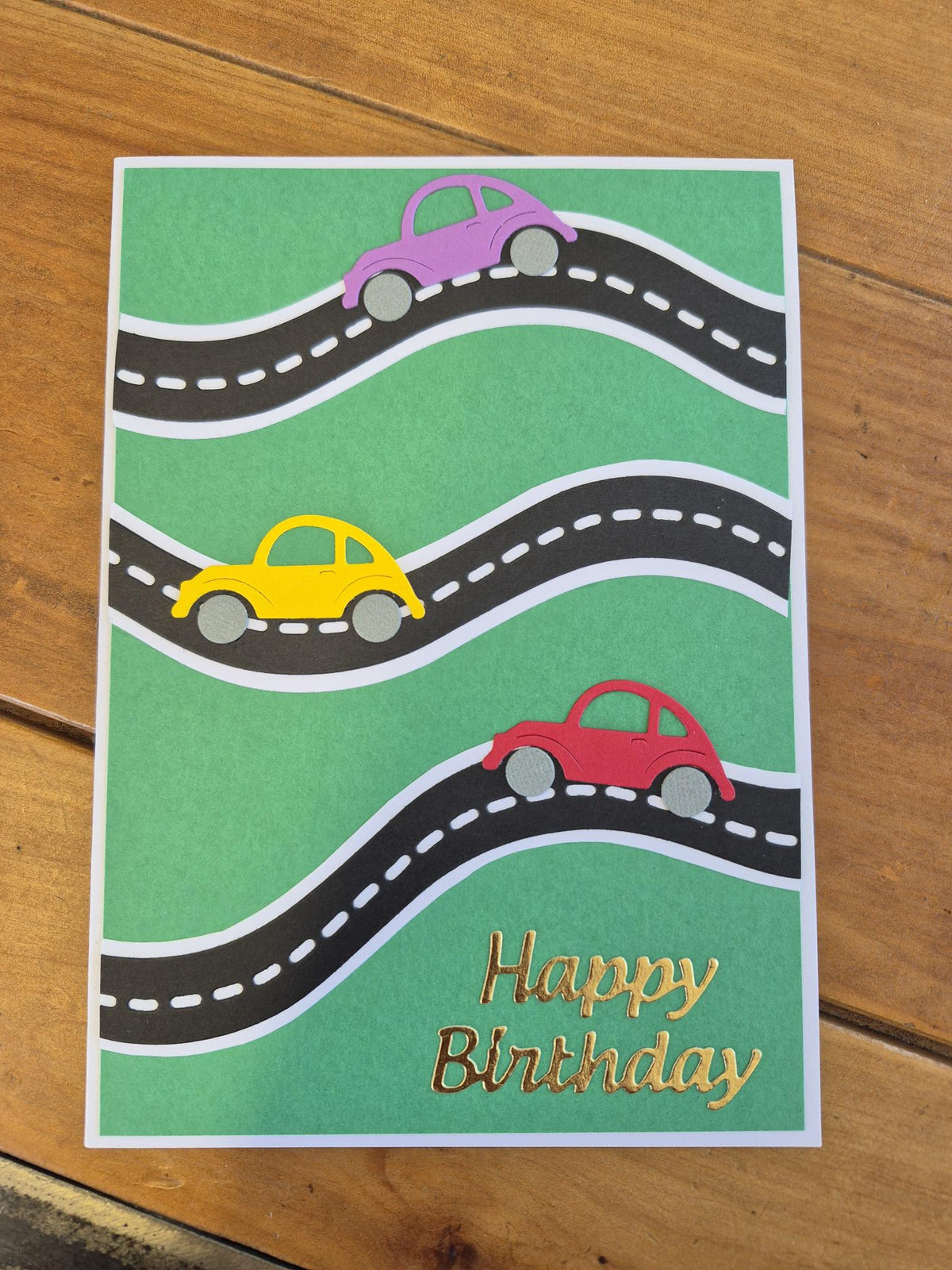 Cards By Flora | Happy Birthday Cars | Handmade Cards