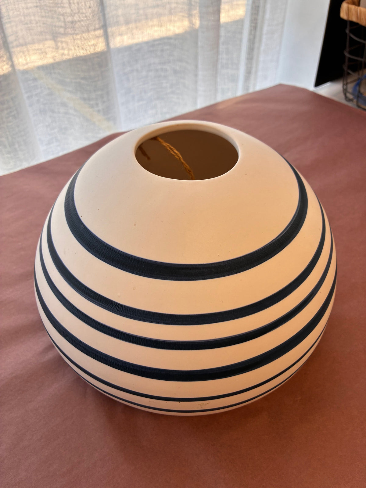 Tussock & Thread | Vasto Vase | Nautical Stripe