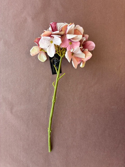 Artificial Petite Pink Hydrangea