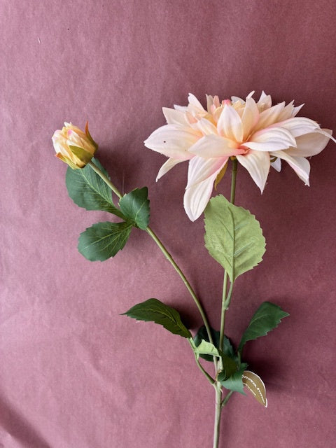 Artificial Cream Carmen Dahlia