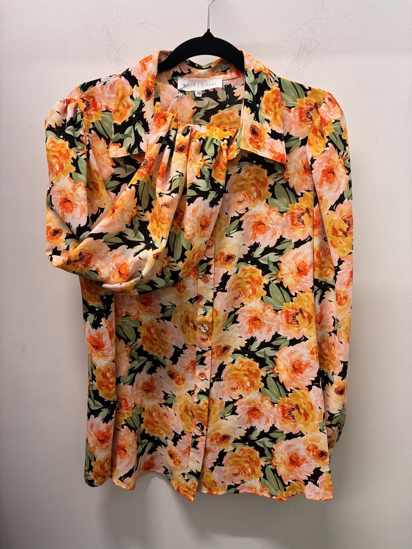 White Closet - Blouse - Black Flora 14