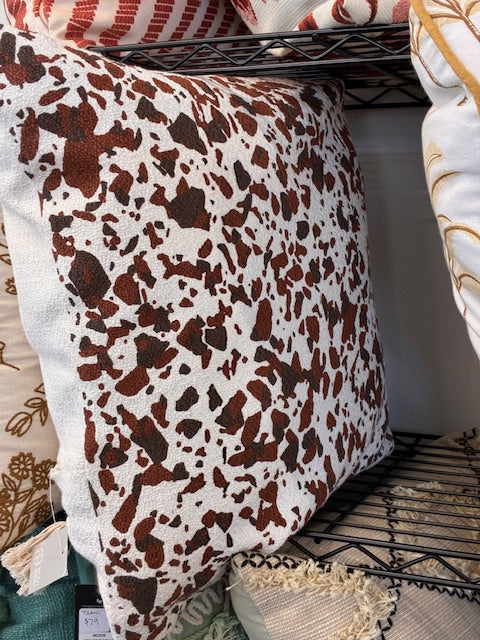 Bovi - Rust/Off White Speckle Terra Cushion