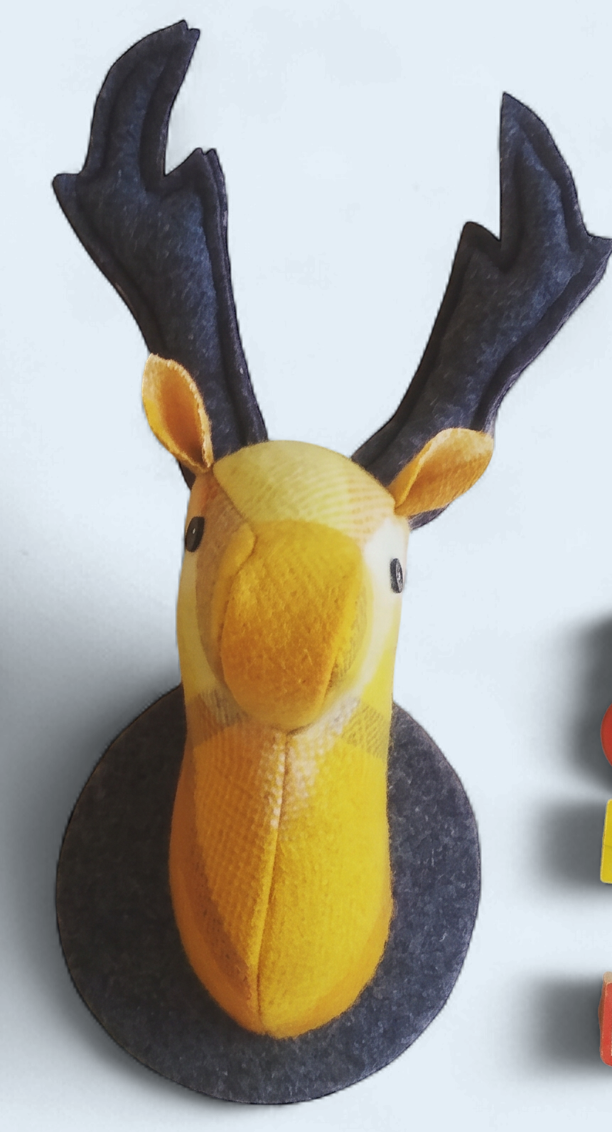 Fully Woolly | Stag Wall Hanging | Hello Yellow