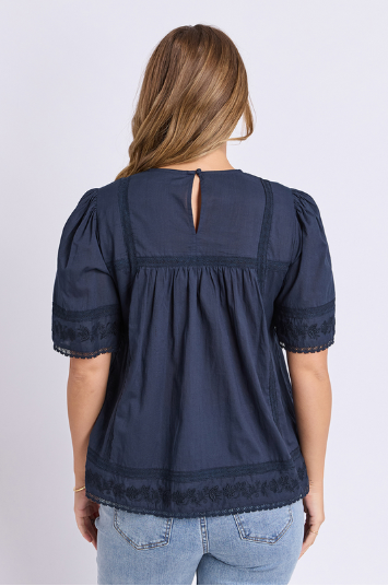 Foxwood | Juna Top | Dark Sapphire