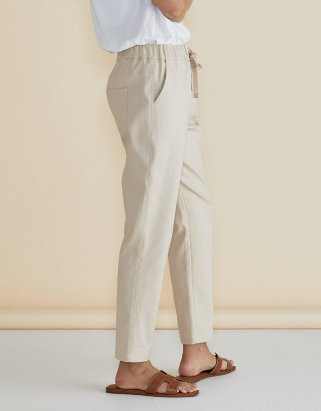 Betty Basics Kenzie Jogger - Cream