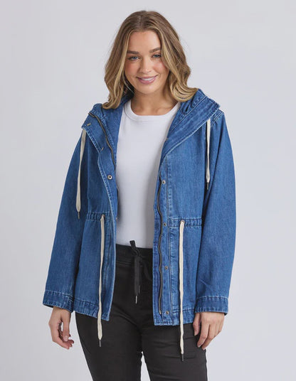 Foxwood | Kingston Anorak | Mid Blue