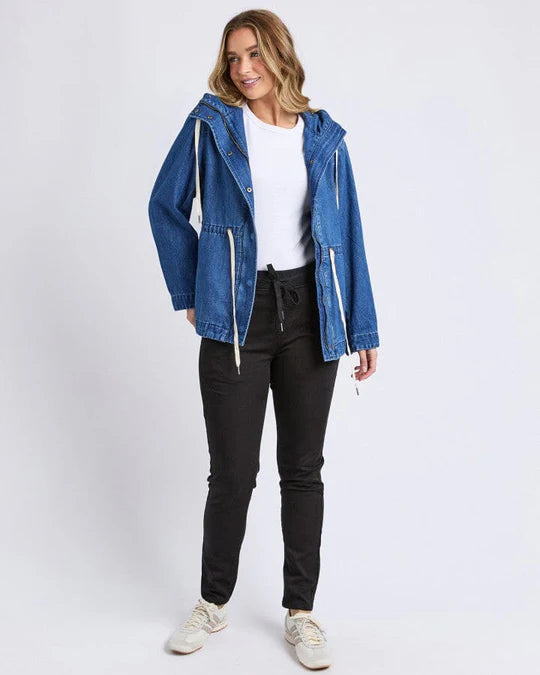 Foxwood | Kingston Anorak | Mid Blue