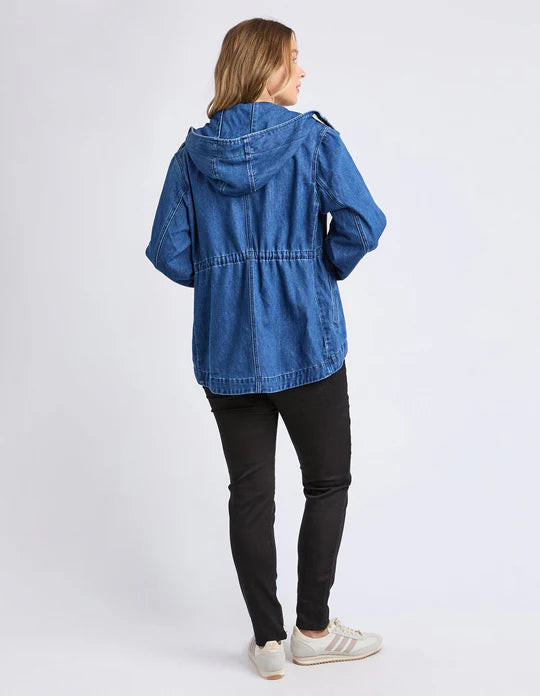 Foxwood | Kingston Anorak | Mid Blue
