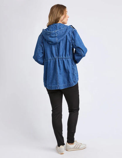 Foxwood | Kingston Anorak | Mid Blue