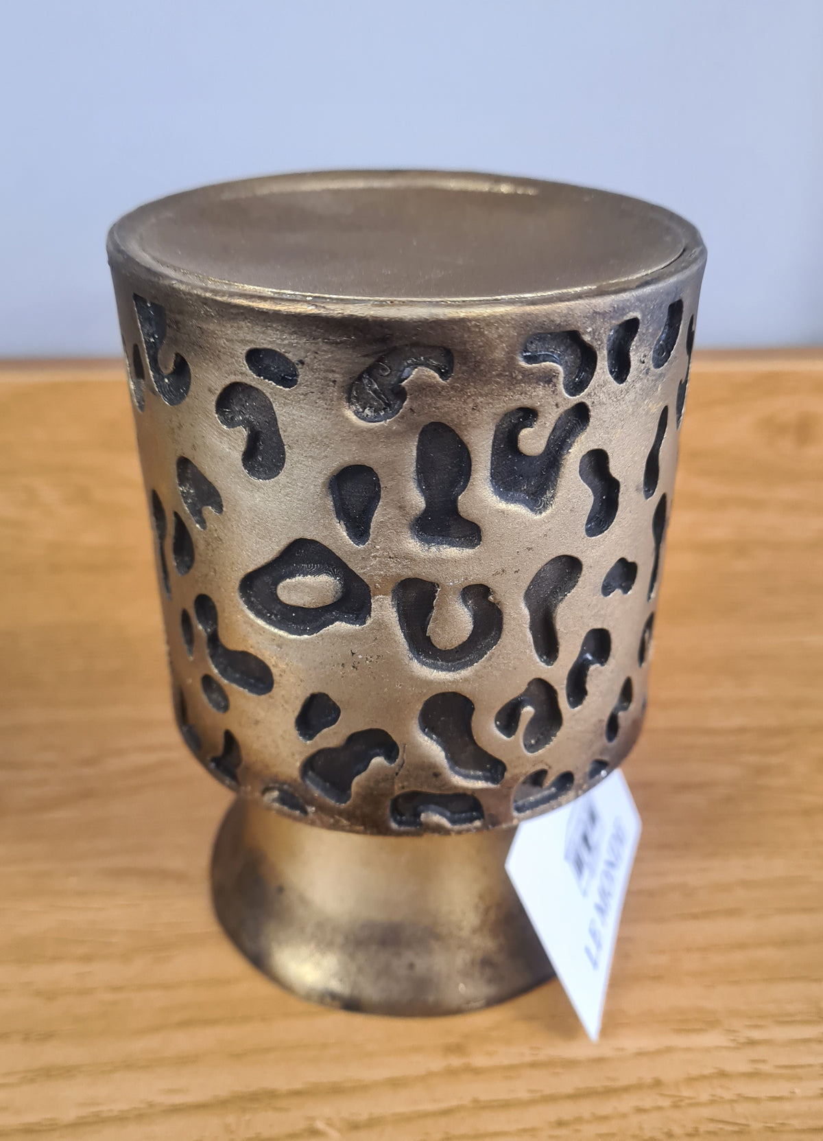 Le Monde | Candle Holder | Leopard Design