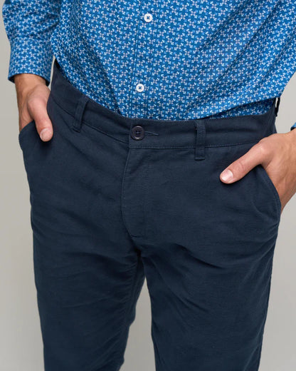 Wild South - Cotton Stretch Moleskin Pant - Navy