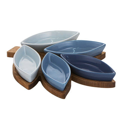 Mossman 6pc Bowl & Board Set