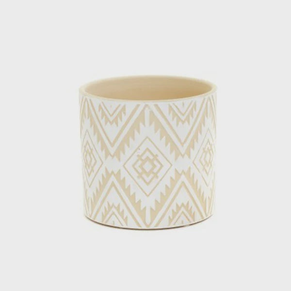 Mini Navajo Cement Planter