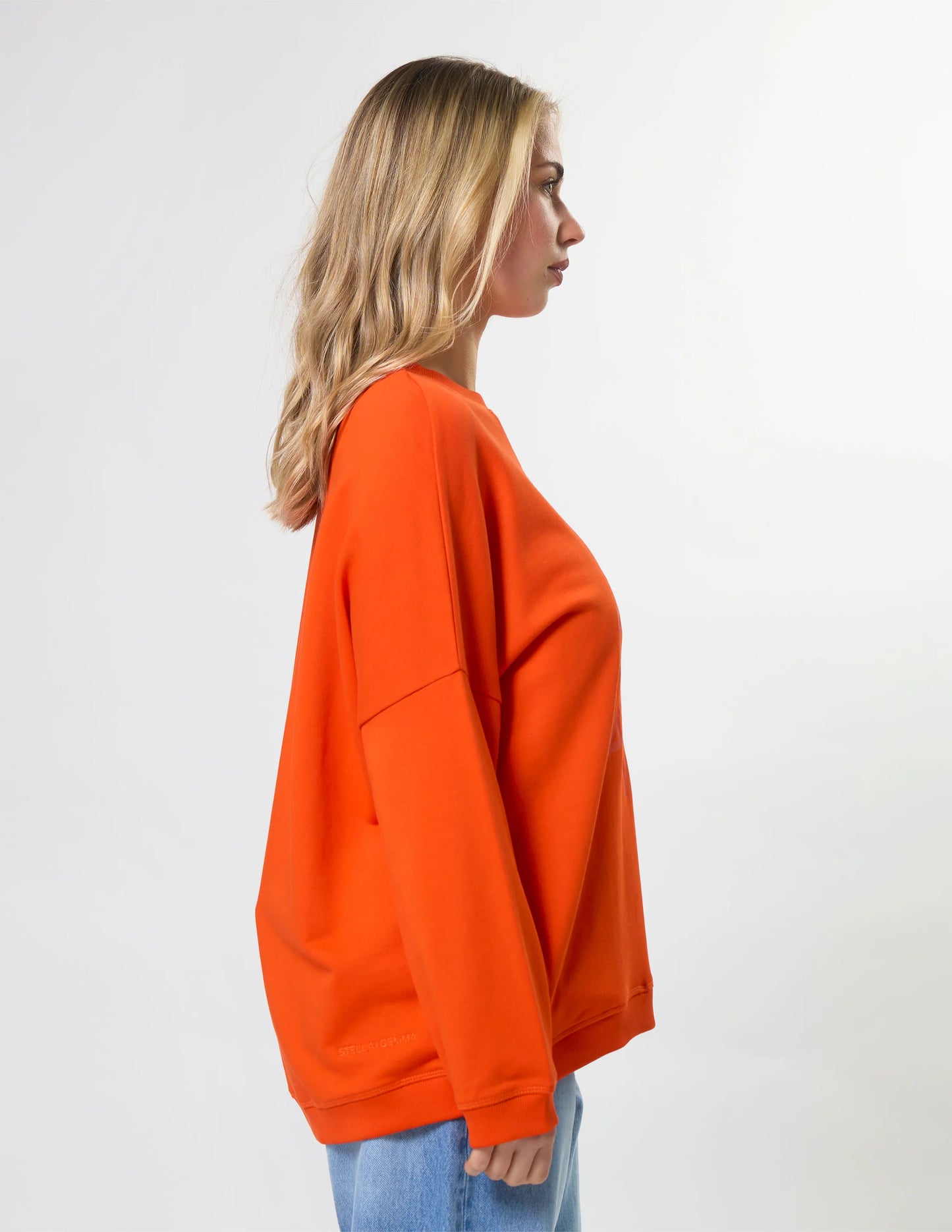 Stella + Gemma Newport Pocket Crew - Tangerine