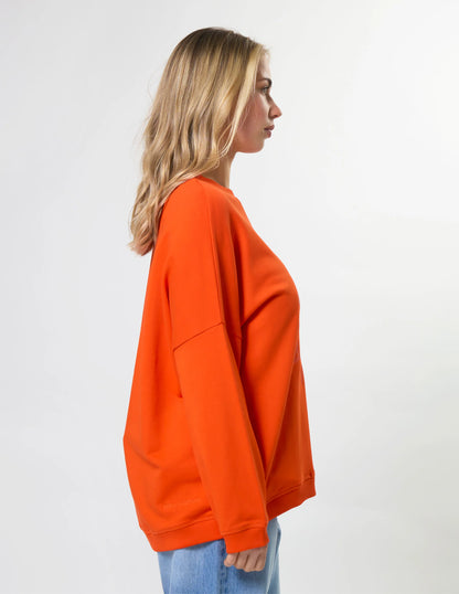 Stella + Gemma Newport Pocket Crew - Tangerine
