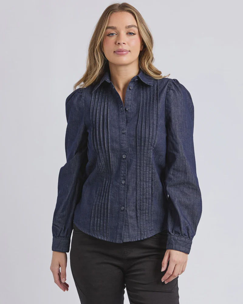 Foxwood Poppy Denim Shirt