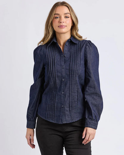 Foxwood Poppy Denim Shirt