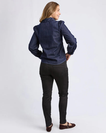 Foxwood Poppy Denim Shirt