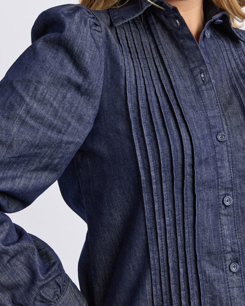 Foxwood Poppy Denim Shirt