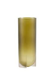 Dark Green Resin Vase