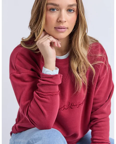 Foxwood Signature Crew - Rhubarb Red