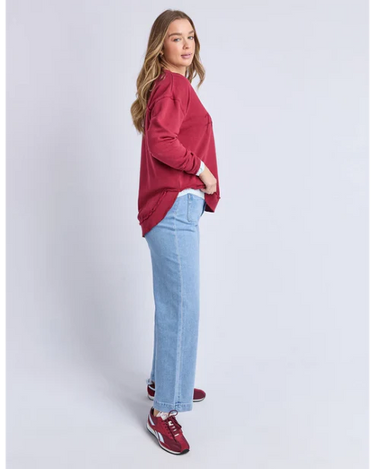 Foxwood Signature Crew - Rhubarb Red