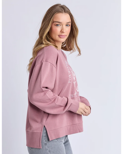 Foxwood Established Rose Crew  - Dusty Rose