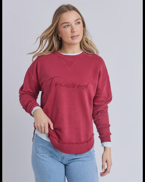 Foxwood Signature Crew - Rhubarb Red