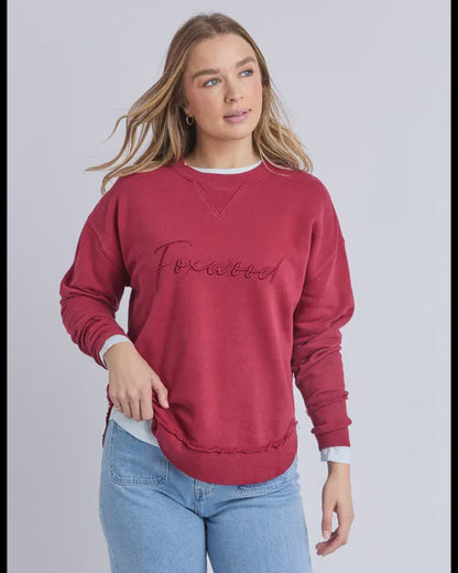 Foxwood Signature Crew - Rhubarb Red