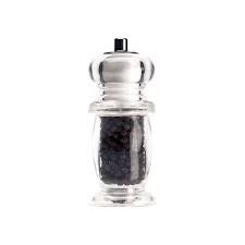 Uncle Zitos - Capstan Slimline Pepper Mill - Clear