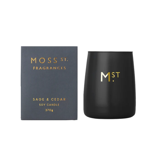 Moss St. - Sage & Cedar Soy Candle 370g