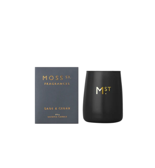 Moss St. - Sage & Cedar Soy Candle 80g